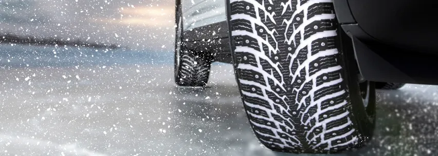 studded tires on rental cars