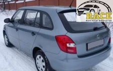 Rent a car in Kharkov is filled with new car Skoda Fabia